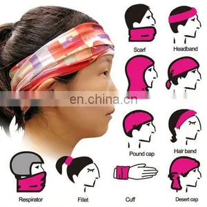 Magic Seamless Bandana Outdoor Headwear Cycling Bandana 8 in 1 Multifunctional Headwear Bandana thumbnail-1