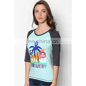 Custom Printing Casual Women t Shirt Long Sleeve Lady Blouse thumbnail-3