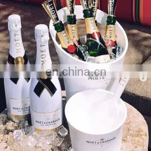 Golden Acrylic/Plastic Moet Champagne Glasses thumbnail-5