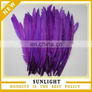Wholesale Dyed Purple Goose Feather thumbnail-1