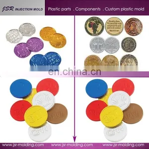 Hot Sale ! Dongguan Manufacturer 2015 New Products Cheap Plastic Coins Custom thumbnail-1