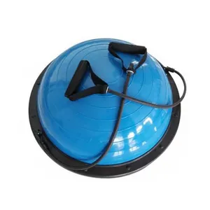 Half Yoga Balance Ball Trainer With Ropes and Hand Pump thumbnail-4