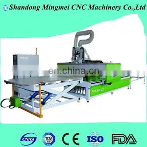 Canada Circular Atc Cnc Router High Quality Full Automatic Furniture Production Line With Drill Cutting Center 1224 thumbnail-4