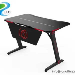 2020 Office Furniture Best Computer Gaming Desk With LED Lights thumbnail-5