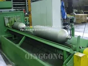 GAS CYLINDER SHOT BLASTING MACHINE thumbnail-1