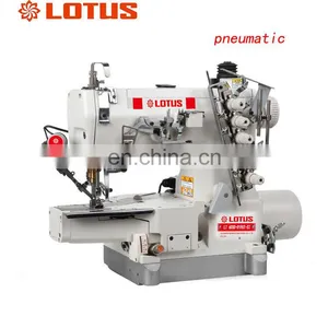 LT 600D-01PUT-ST DIRECT DRIVE HIGH-SPEED CYLINDER BED PNEUMATIC INTERLOCK SEWING MACHINE WITH AUTO-TRIMMER WITH AUTO-THREAD WIPE thumbnail-1