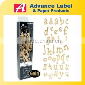 Sparkling Glitter Scrapbook Chipboard Letter Alphabet thumbnail-1