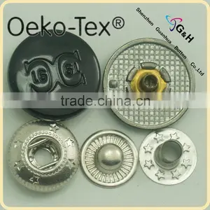 Allloy Spring Type Snap Button for Jackets thumbnail-1