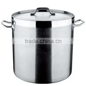 04 Style High Body Commercial Stainless Steel Stock Pot Soup Pot With Compound Bottom thumbnail-3