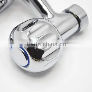 2015 Upc Practical Wall Mounted Dual Handwheels Handle Mixer Bathub Faucet thumbnail-5