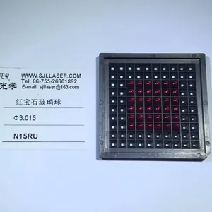 ISO9001/ISO14001 Certified Factory Supply High Precision 3.015mm N15RU Ruby Ball Lens Ball Bearing thumbnail-1