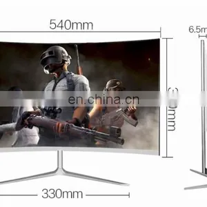 FULL HD 24inch Curved Display Gaming Monitor 1080P Desktop Monitor LED Wide Screen 1920x1080 HDMI IPS 75HZ thumbnail-3