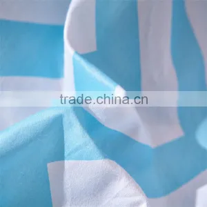 2015 Newest Simple Design Blue Weave Line Printed Cotton Bedspread Bedding Set Comforter Quilt Sets Home Textile for America thumbnail-4