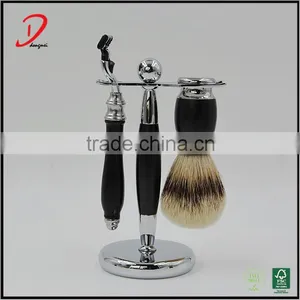 High Quality Low MOQ Badger Shaving Brush Set ,mens Shaving Brush Gifts Set thumbnail-1