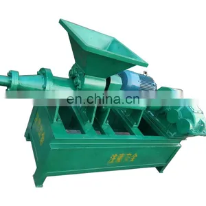China Charcoal Coal Power Dust Roller Press Coal Screw Briquette Extruder Machine thumbnail-3