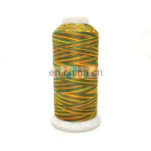 Wholesale Camouflage Color High Tenacity Polyester Thread Filament Sewing Thread for Leather Goods thumbnail-1