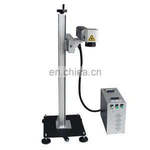 Automatic Laser Marker Raycus Laser Source 20W 30W 50W Table Fiber Laser Machine for Brass and Aluminum thumbnail-1