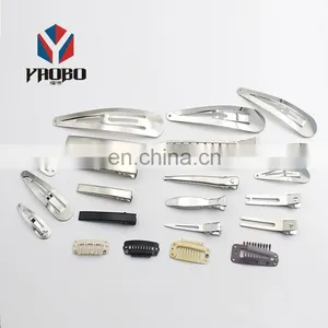Custom Hair Clips Hairpin Accessories Rectangle Metal Hair Pins Clips For Women thumbnail-2