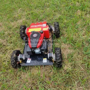 Remote Control Track Mower, China rc Remote Control Lawn Mower Price, Slope Mower Remote Control for Sale thumbnail-3