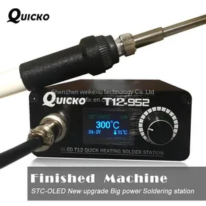 QUICKO T12 STC OLED Soldering Station With T12 Electronic Welding Iron Tips Handle thumbnail-2