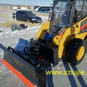 China Skid Steer Snow Blade Manufacture,snow Pusher Attachments for Skid Loader thumbnail-3