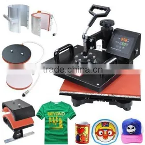 Factory 5 in 1 Combo Heat Press Transfer Machine Multifunctional Heat Printing Machine thumbnail-1