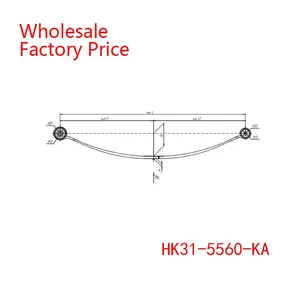 HK31-5560-KA Leaf Spring Arm Wholesale For FORD thumbnail-2