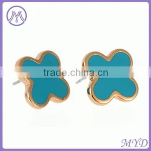 Hot Sale Enamel Stud Earrings thumbnail-1
