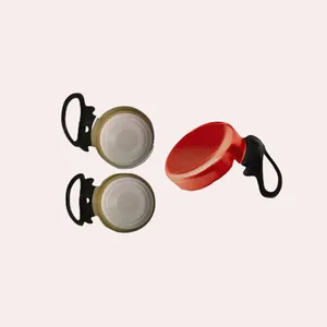 26mm 27mm 28mm Aluminum Pull Tab Cap With Colorful Plastic Handle thumbnail-1
