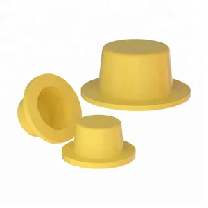 HDPE Metal Gi Water PVC Galvanized Pipe Fitting Stop Plug Thick Wide Flange Yellow End Cap Plug Plastic thumbnail-1