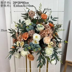 Factory Direct Wedding Silk Flower Garlands - Hanging Vine Silk Flowers, Wedding Arch Silk Flowers thumbnail-4