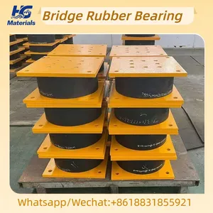 Seismic Isolation Base Lead Rubber Bearing Lead Core Seismic Isolation Bridge Footing Bearing LRB Bridge Bearing Pad thumbnail-3