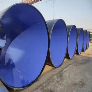 Internally and Externally Plastic-coated Spiral Steel Pipe Dn1000 Epoxy Resin Composite Steel Pipe, Hengyun Has Sufficient Inventory thumbnail-3