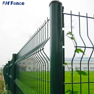 3D Curvy PVC Coated Welded Wire Mesh Fencing thumbnail-3