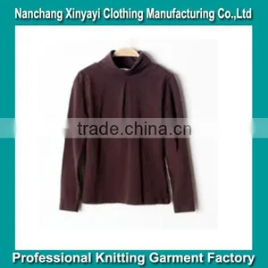 Fashion Turtle Neck Long Sleeve Girl Knitted Under Garments thumbnail-1
