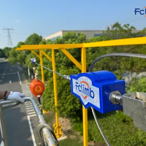 EN795 Fall Arrest System Horizontal Lifeline HLL For Rooftop/Overhead/RC Structure Working at Height Safety thumbnail-1
