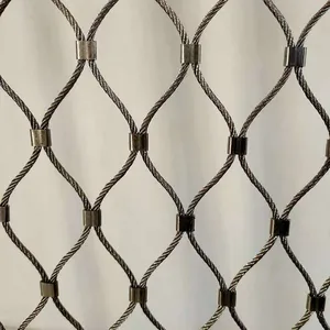 7x7 7x19 Stainless Steel Wire Rope Mesh Anti-Theft & Animal Enclosure Net thumbnail-5