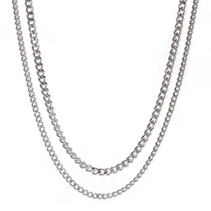 Exquisite Minimalist Stainless Steel Gold Necklace - Waterproof Fashion Jewelry thumbnail-3