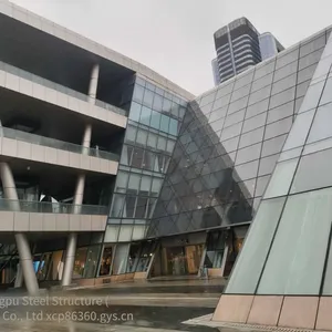 Xinchengpu Steel Structure (suzhou) 2 - 3mm Aluminum Panel Curtain Wall and 10+10 Glass Curtain Wall Manufacturing, Installation and Construction thumbnail-2