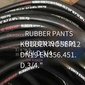 Professional Production of Pisker Brand Black or Colored High-pressure Rubber Hoses, Hydraulic Beer Hoses and Oil Pipes thumbnail-3