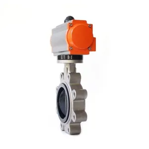 Factory Direct Sales of High-quality Stainless Steel Pneumatic Lug Butterfly Valve thumbnail-2