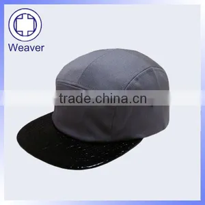 Custom 5-panel Adjustable Yupoong Snapback Cap / Wholesale New Distressed Cap thumbnail-1