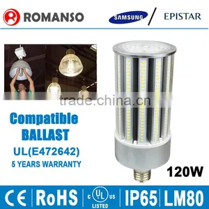 UL E472642 E26 E39 LED Corn Light IP65 Waterproof 100w 120w 13000lm thumbnail-4