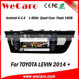 Wecaro Android 4.4.4 Car Stereo 2 Din for Toyota Levin Car Dvd Player Radio Gps 1080p 2014 2015 thumbnail-1