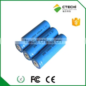 3.2V LiFePO4 Battery AA Size IFR14500 Battery Rechrgeable Battery thumbnail-3