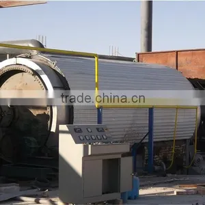 Hot Selling 2015 Newest Tire Recycling Pyrolysis Machine Waste Tire Pyrolysis to Oil Machine With CE thumbnail-4