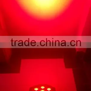 7pcs 10w Flat Led Par Rgbw for dj Stage Wall Wash Effect Dmx512 Ac110-240v Good Cheap Price thumbnail-3