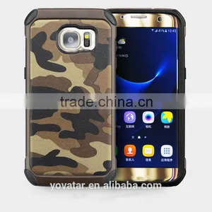 Camouflage Anti-Shock Mobile Phone Cover Armor PC-TPU Combo Phone Case For Samsung S7 S7Edge thumbnail-4