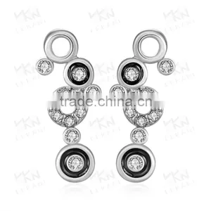 Latest Fashion Jewelry 925 Silver Earrings thumbnail-5