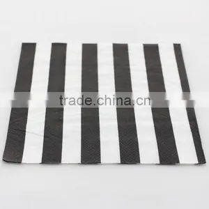 Black Crown Napkins Vintage Napkin Paper 100% Virgin Wood Tissue for Party Decoration Supplies thumbnail-3